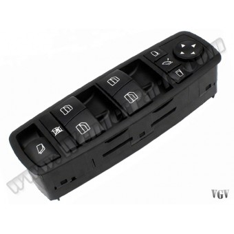 Cam Düğmesi X164 W251 Ön Sol Siyah; Katlamalı Ayna